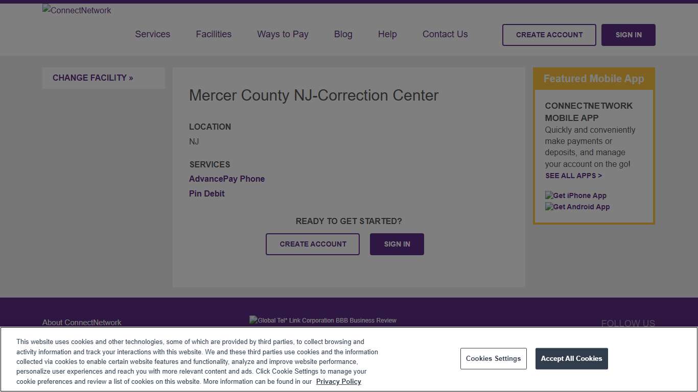 Mercer County NJ-Correction Center | ConnectNetwork